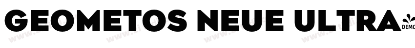 Geometos Neue Ultra字体转换